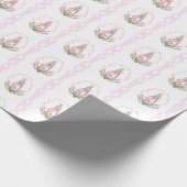 Papier Cadeau Béatrix rose mignon Thème animal Potter (Coin)