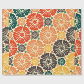 Papier Cadeau Beau Art nouveau rétro (Plat)