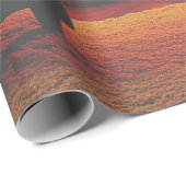 Papier Cadeau Beau cadeau de Noël festif (Coin rond)