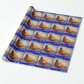 Papier Cadeau Beau Coq Pheasant (Déroulé)