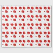 Papier Cadeau Beau coquelicot (Plat)
