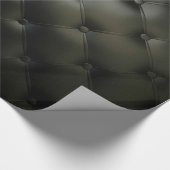 Papier Cadeau Beau cuir noir romantique (Coin)