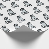 Papier Cadeau Beau éléphant (Coin)