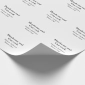 Papier Cadeau Beau et peut cuisiner ajouter nom master chef date (Coin)