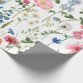 Papier Cadeau Beau jardin fleuri coloré sans couture motif (Coin)