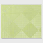 Papier Cadeau Beau Lime Green Pois (Plat)