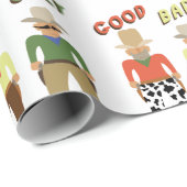 Papier Cadeau Beau Mauvais Vilain (Coin rond)