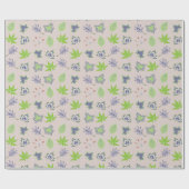 Papier Cadeau Beau Motif d'été (Plat)