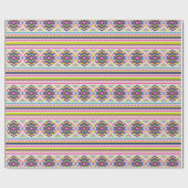Papier Cadeau Beau Motif tendance Aztec inspiré (Plat)