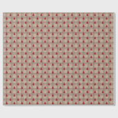 Papier Cadeau Beau Noël Cabine (Plat)