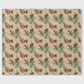 Papier Cadeau Beau Noël Cosy (Plat)