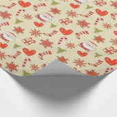 Papier Cadeau Beau Noël inspiré (Coin)