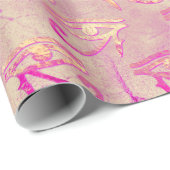 Papier Cadeau Beau oeil pourpre de Horus  (Coin rond)