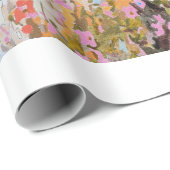 Papier Cadeau Beau papier d'enveloppement de Grèce (Coin rond)