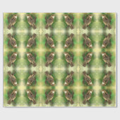 Papier Cadeau Beau papier d'enveloppement du Bruant (Plat)