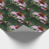 Papier Cadeau Beau papillon et confleur (Coin)
