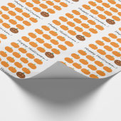 Papier Cadeau Beau Patch Citrouille Halloween (Coin)