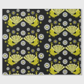 Papier Cadeau Beau Peacock Décoratif (Plat)