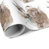 Papier Cadeau Beau plateau avec faisans, Art (Coin rond)