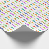 Papier Cadeau Beau poisson de mer coloré (Coin)