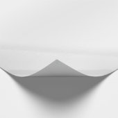 Papier Cadeau Beau Satin blanc simple (Coin)
