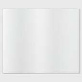 Papier Cadeau Beau Satin blanc simple (Plat)