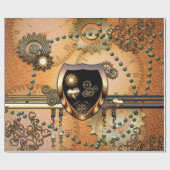 Papier Cadeau Beau steampunk (Plat)