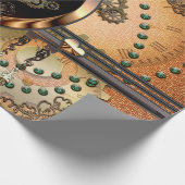 Papier Cadeau Beau steampunk (Coin)