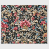 Papier Cadeau Beau Style Rococo (Plat)