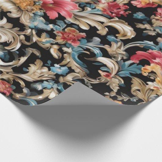 Papier Cadeau Beau Style Rococo (Coin)
