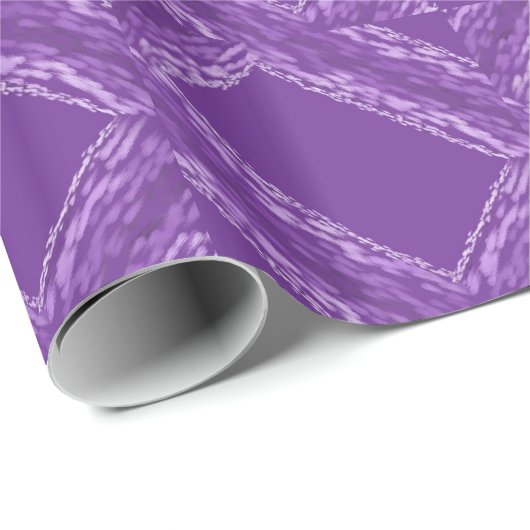 Papier Cadeau Beau violet (Coin rond)