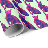 Papier Cadeau Beaucoup de chats (Coin rond)