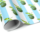 Papier Cadeau Beaucoup de chaux (Coin rond)