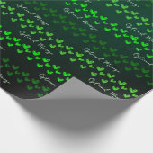 Papier Cadeau Beaucoup de coeurs envelopper du papier (Coin)