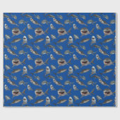 Papier Cadeau Beaucoup de grands requins blancs (Plat)