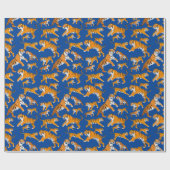 Papier Cadeau Beaucoup de Motif de tigres (Plat)
