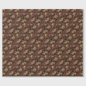 Papier Cadeau Beaucoup de Pinecones (Plat)
