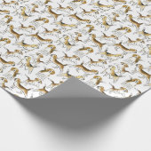 Papier Cadeau Beauté beagle : Motif de chien aquarelle (Coin)