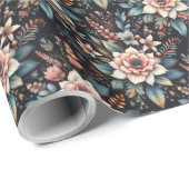 Papier Cadeau Beauté Botanique (Coin rond)