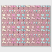 Papier Cadeau Beauté de la Saint-Valentin (Plat)