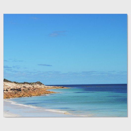 Papier Cadeau Beauté de plage, (Plat)