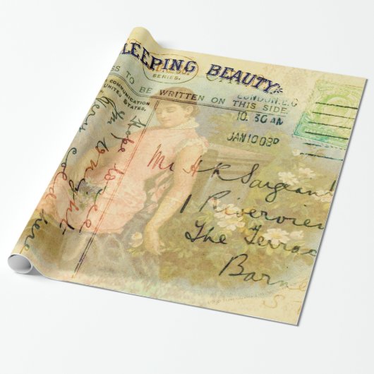 Papier Cadeau Beauté de sommeil (Déroulé)