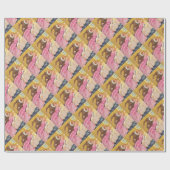 Papier Cadeau Beauté de sommeil de baiser de prince charme (Plat)