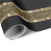 Papier Cadeau Beauté du baroque de métier de cognac (Coin rond)