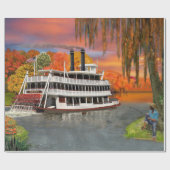 Papier Cadeau Beauté du Bayou (Plat)
