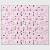 Papier Cadeau Beauté et maquillage (Plat)
