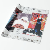 PAPIER CADEAU BEAUTÉ ET PHOENIX, DESIGNER MODE COMPOSÉ ARTISTE (Déroulé)