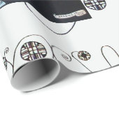 PAPIER CADEAU BEAUTÉ ET PHOENIX, DESIGNER MODE COMPOSÉ ARTISTE (Coin rond)