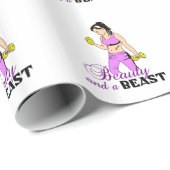 PAPIER CADEAU BEAUTÉ ET UNE BÊTE (Coin rond)