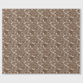 Papier Cadeau Beautés botaniques Brown (Plat)